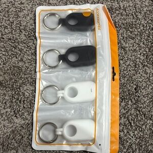 Black and White galaxy smart tag holders